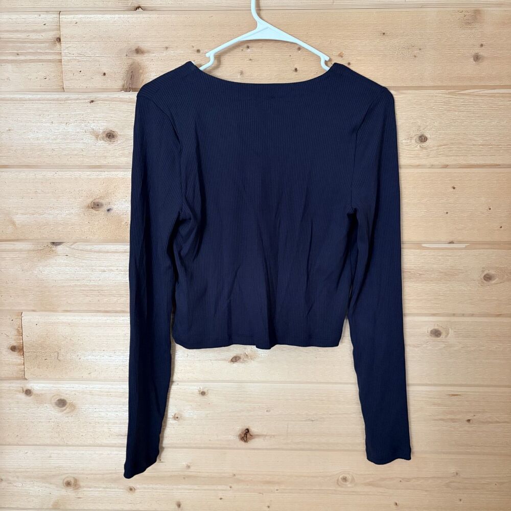Aritzia Wilfred Neptune Longsleeve in Black NWOT - Picture 3 of 5
